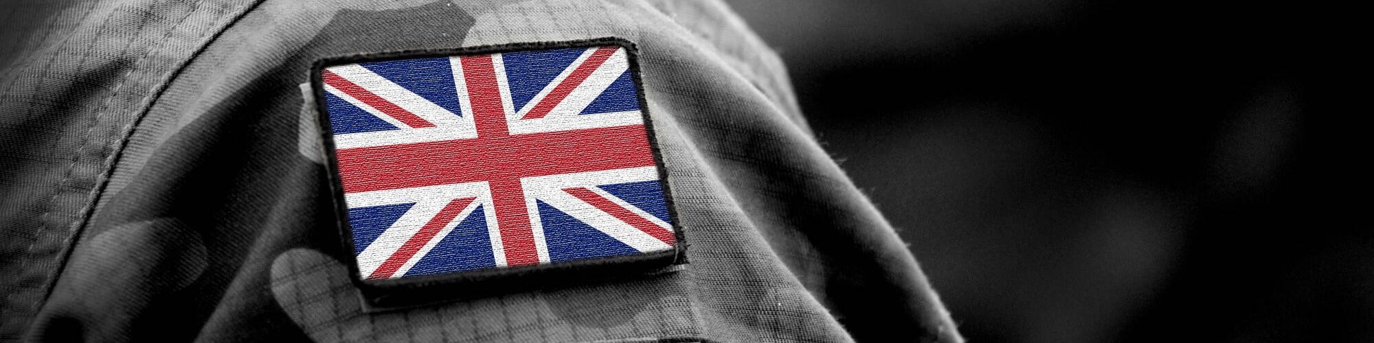 Union Jack on Armed Forces Uniform