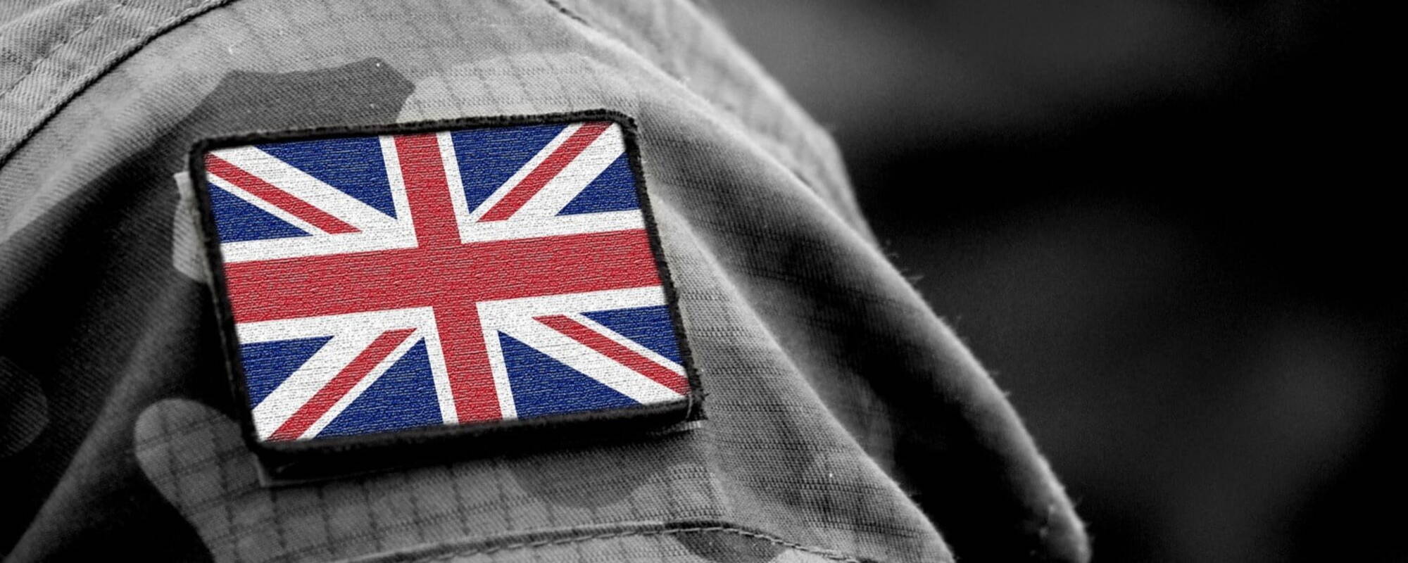 Union Jack on Armed Forces Uniform